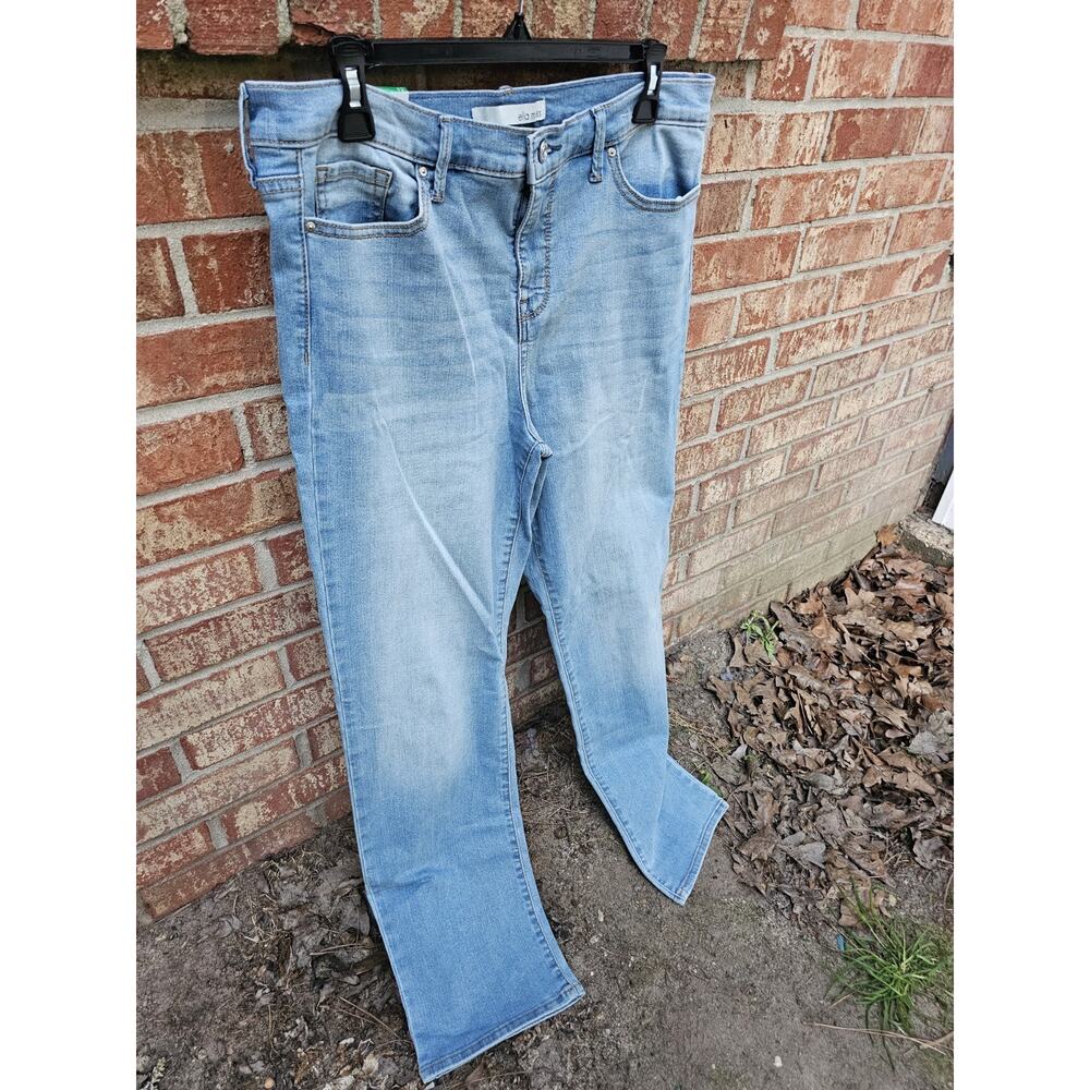 NWT Ella Moss Straight Leg Ankle Jean High Rise Denim Pants Casual Classic 12